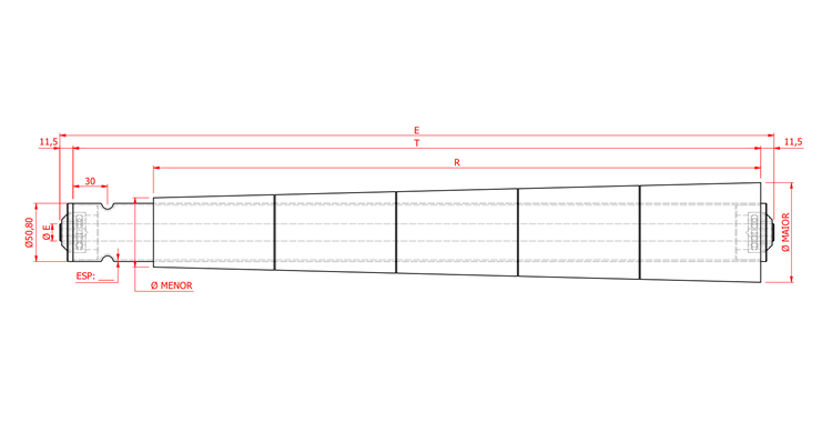 Rolete Cônico - ORING01