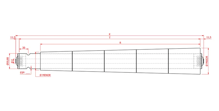 Rolete Cônico - ORING01