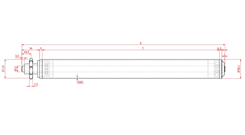 Rolete Acionado Poliamida simples ASA 40 xz 09