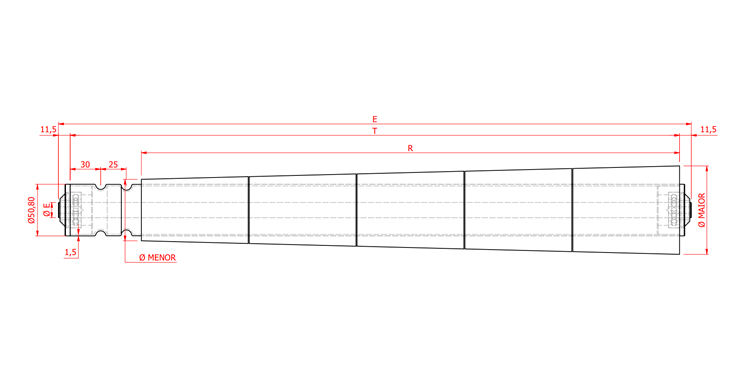 Rolete Cônico - ORING02