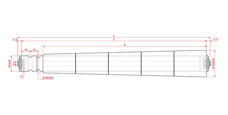 Rolete Cônico - ORING02
